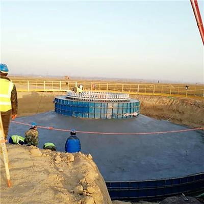 兰州风电基础模具水泥风电基础模板 风力发电基础底座模具